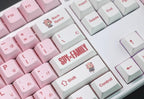 Cute Pink Spy x Family Anya Anime Keycap Set