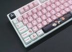 Cute Pink Spy x Family Anya Anime Keycap Set