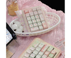 Cute Pink Strawberry Cake Theme Keycap Set