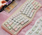 Cute Pink Strawberry Cake Theme Keycap Set