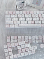 Cute Pink Sweet Cartoon Theme Artisan Keycap Set