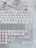 Cute Pink Sweet Cartoon Theme Artisan Keycap Set