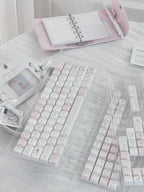 Cute Pink Sweet Cartoon Theme Artisan Keycap Set