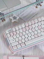 Cute Pink Sweet Cartoon Theme Artisan Keycap Set
