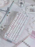 Cute Pink Sweet Cartoon Theme Artisan Keycap Set