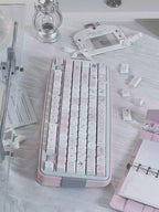 Cute Pink Sweet Cartoon Theme Artisan Keycap Set
