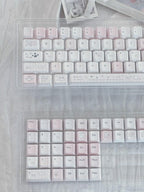 Cute Pink Sweet Cartoon Theme Artisan Keycap Set