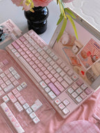 Cute Pink Valentine Day Theme Keycap Set