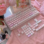 Cute Pink Valentine Day Theme Keycap Set