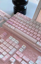 Cute Pink Valentine Day Theme Keycap Set