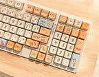 Cute Pumpkin Fox Theme Keycap Set