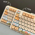 Cute Pumpkin Fox Theme Keycap Set
