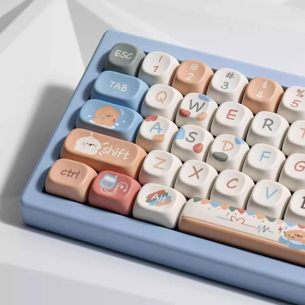 Cute Puppy Dog Theme Artisan Keycap Set