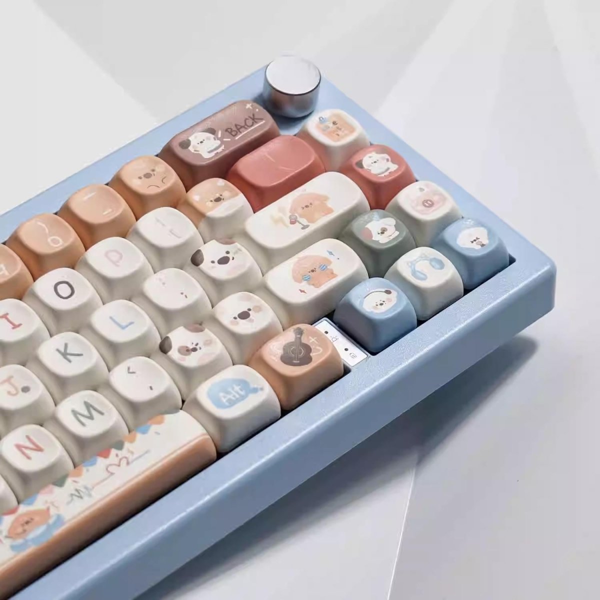 Cute Puppy Dog Theme Artisan Keycap Set
