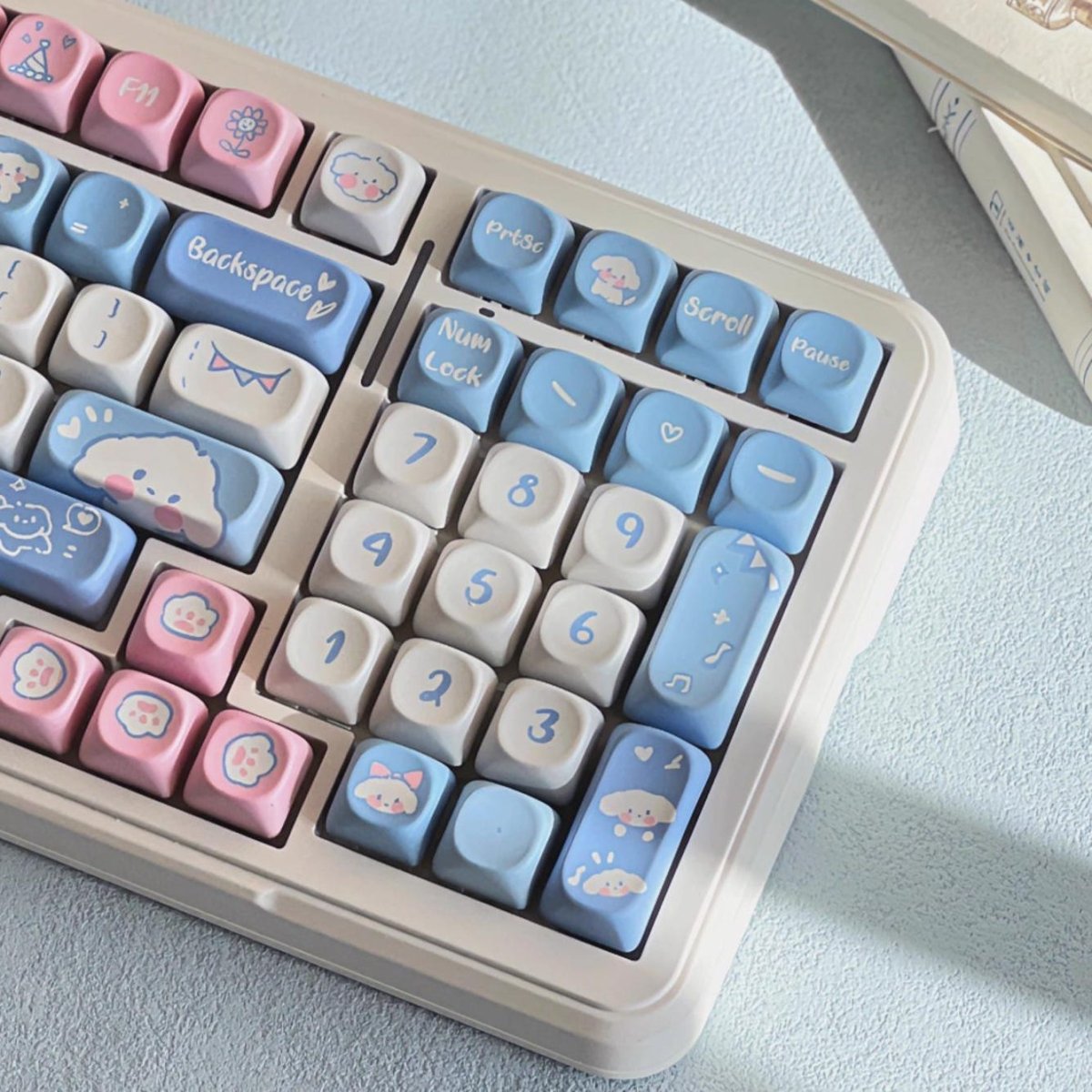 Cute Puppy Dog Theme Artisan Keycap Set