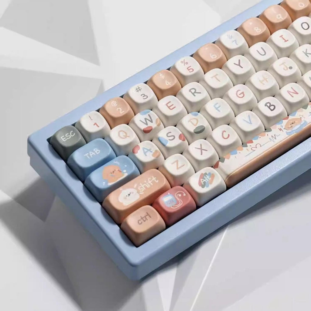 Cute Puppy Dog Theme Artisan Keycap Set