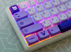 Cute Purple Re-Zero Emilia Theme Keycap Set