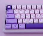 Cute Purple Re-Zero Emilia Theme Keycap Set