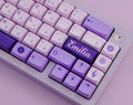 Cute Purple Re-Zero Emilia Theme Keycap Set
