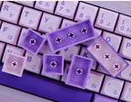 Cute Purple Re-Zero Emilia Theme Keycap Set