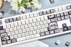 Cute Raccoon Theme Side Print Keycap Set