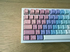 Cute Rainbow Starry Dream Gradient Keycap Set