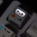 Cute Retro Arcade Artisan Resin Keycap - Shine-through