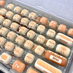 Cute Steamed Bread MOG Profile Keycap Set