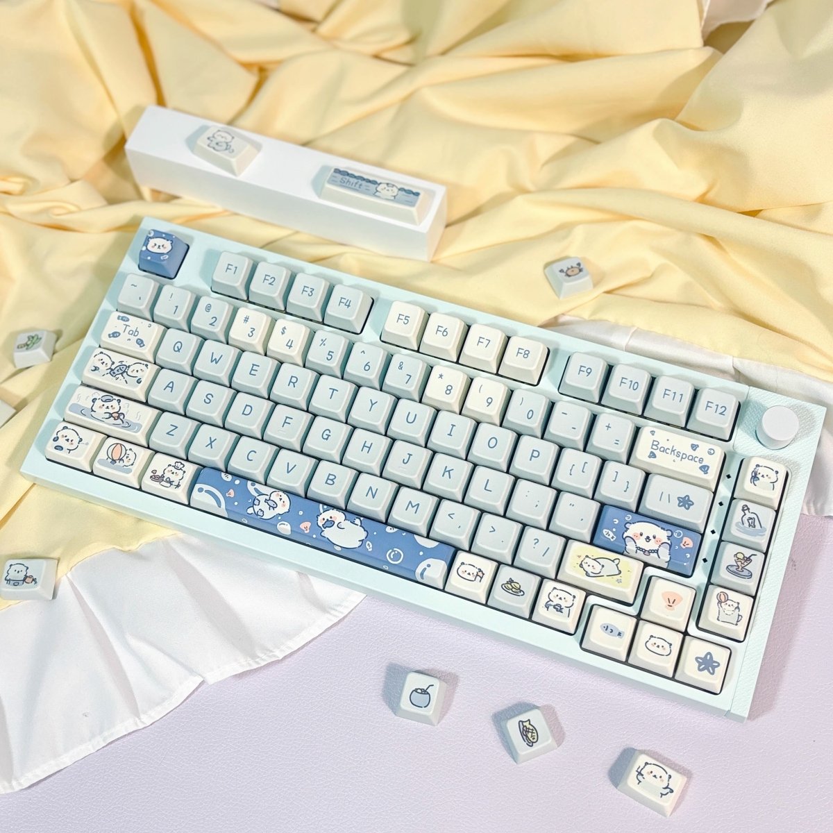 Cute Stitch Theme Kawaii Artisan Keycap Set