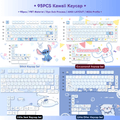 Cute Stitch Theme Kawaii Artisan Keycap Set