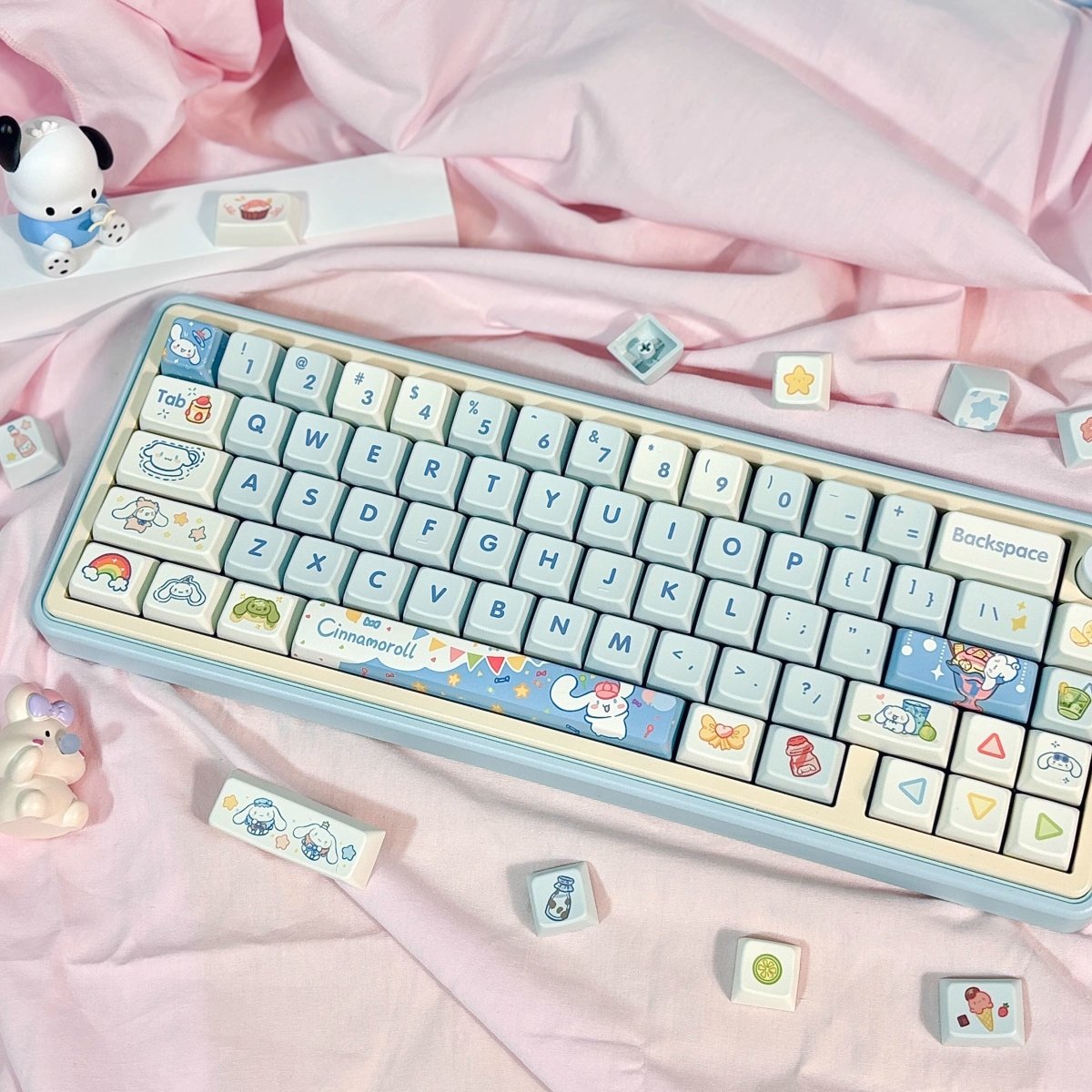 Cute Stitch Theme Kawaii Artisan Keycap Set