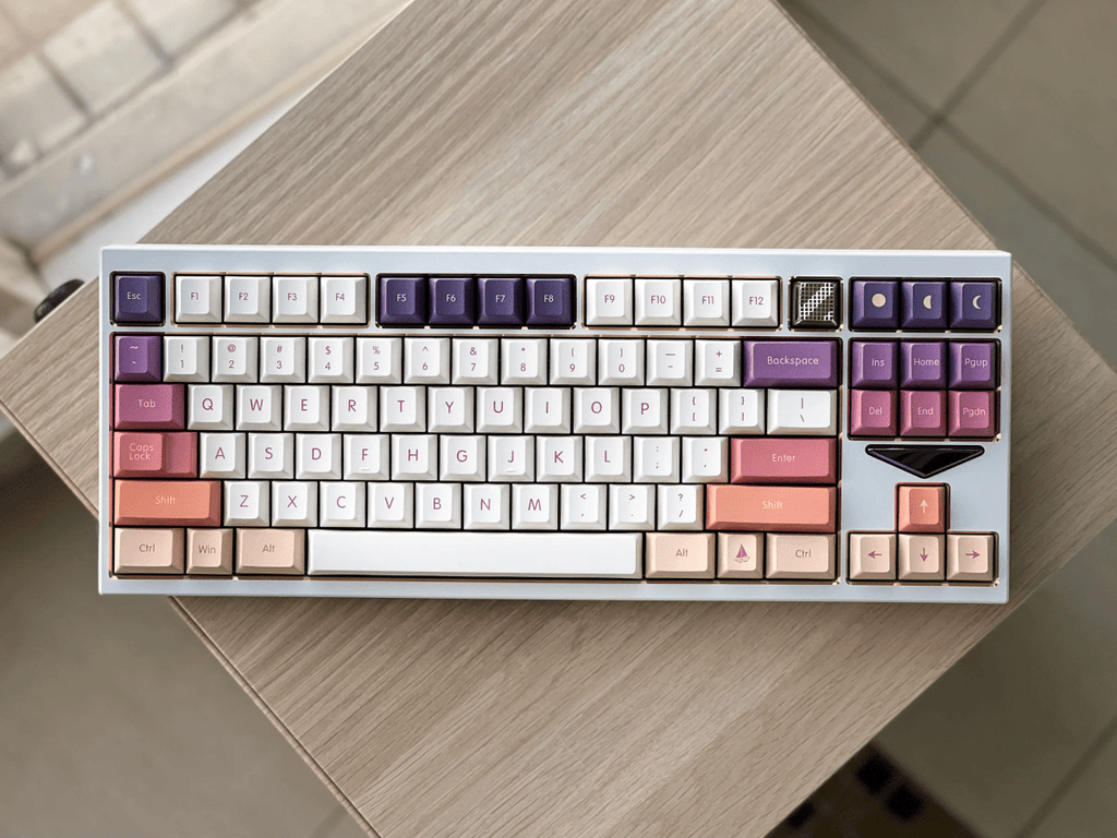 Cute Sunset Theme Gradient Artisan Keycap Set
