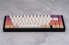 Cute Sunset Theme Gradient Artisan Keycap Set