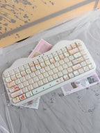 Cute Sweet Cat Bakery Theme Artisan Keycap Set