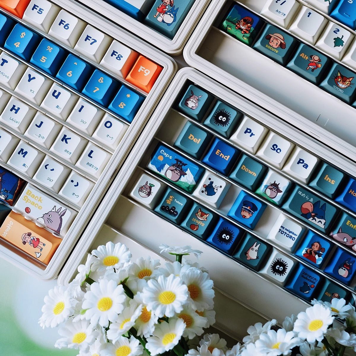 Cute Totoro Theme Studio Ghibli Keycap Set