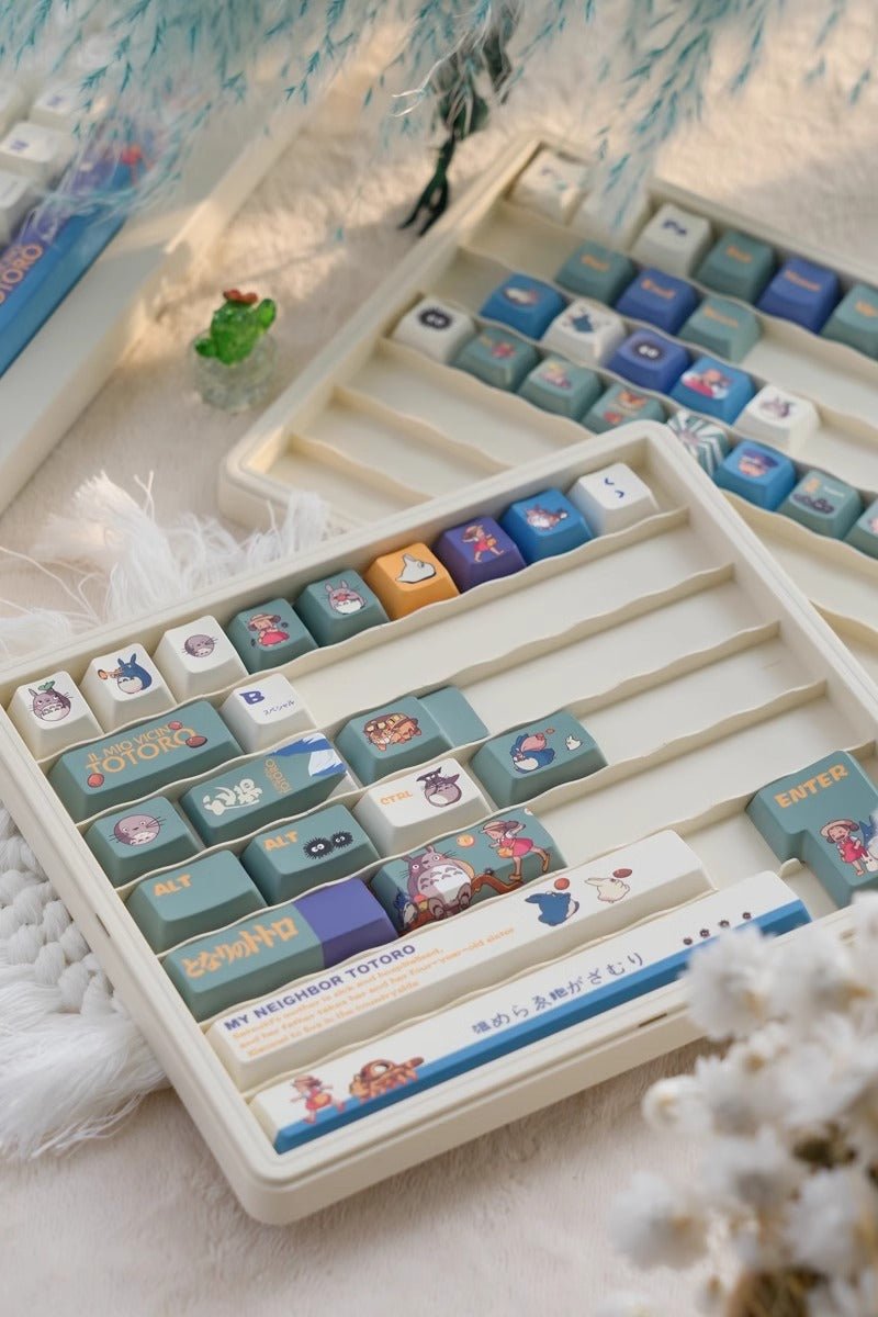 Cute Totoro Theme Studio Ghibli Keycap Set