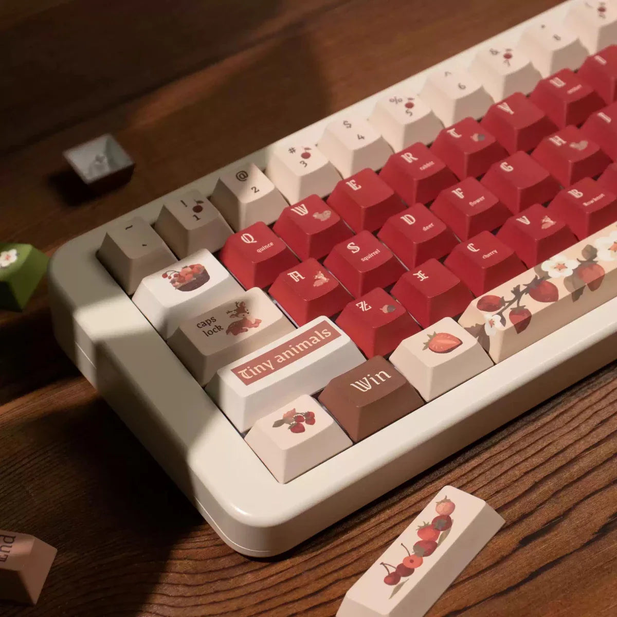 Deer in the Deep Forest Theme Keycap Set