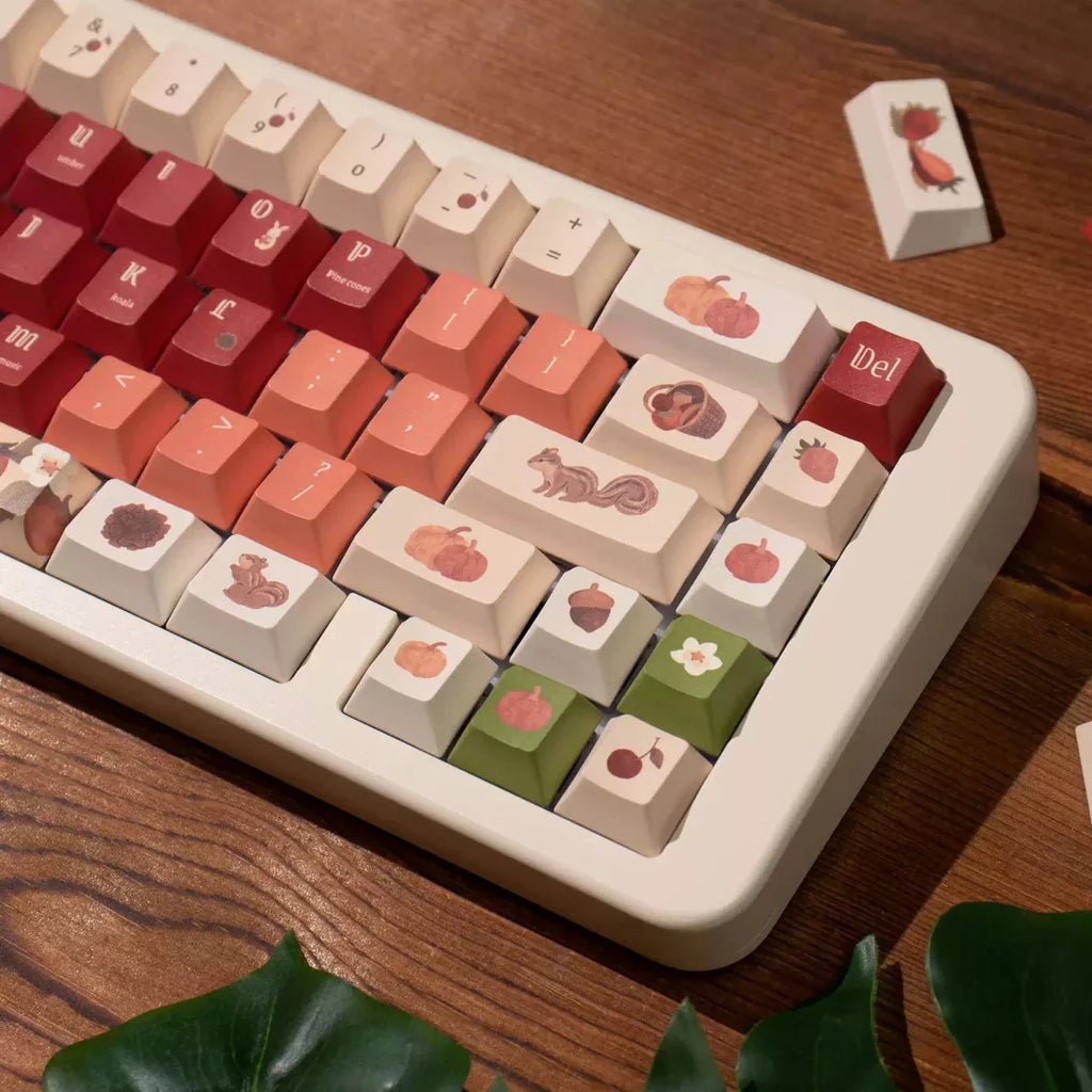 Deer in the Deep Forest Theme Keycap Set