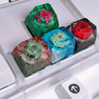 Eternal Flower Theme Artisan Resin Keycap