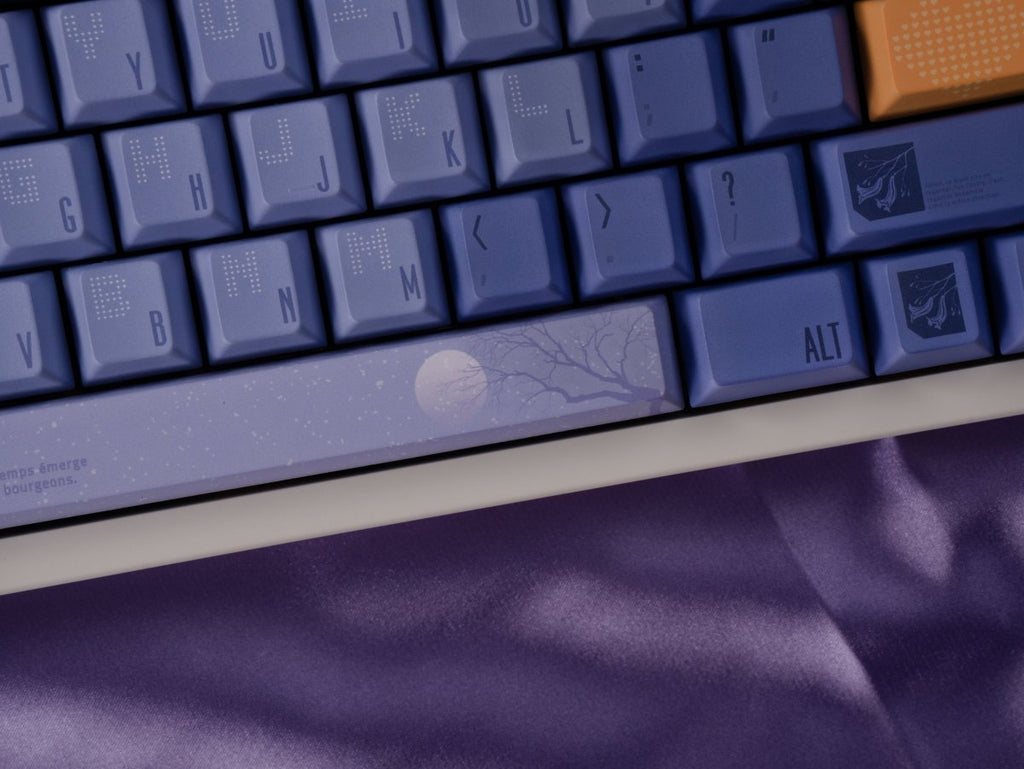 Flamboyant Bleu [Jacaranda] - Themed Keycap Set
