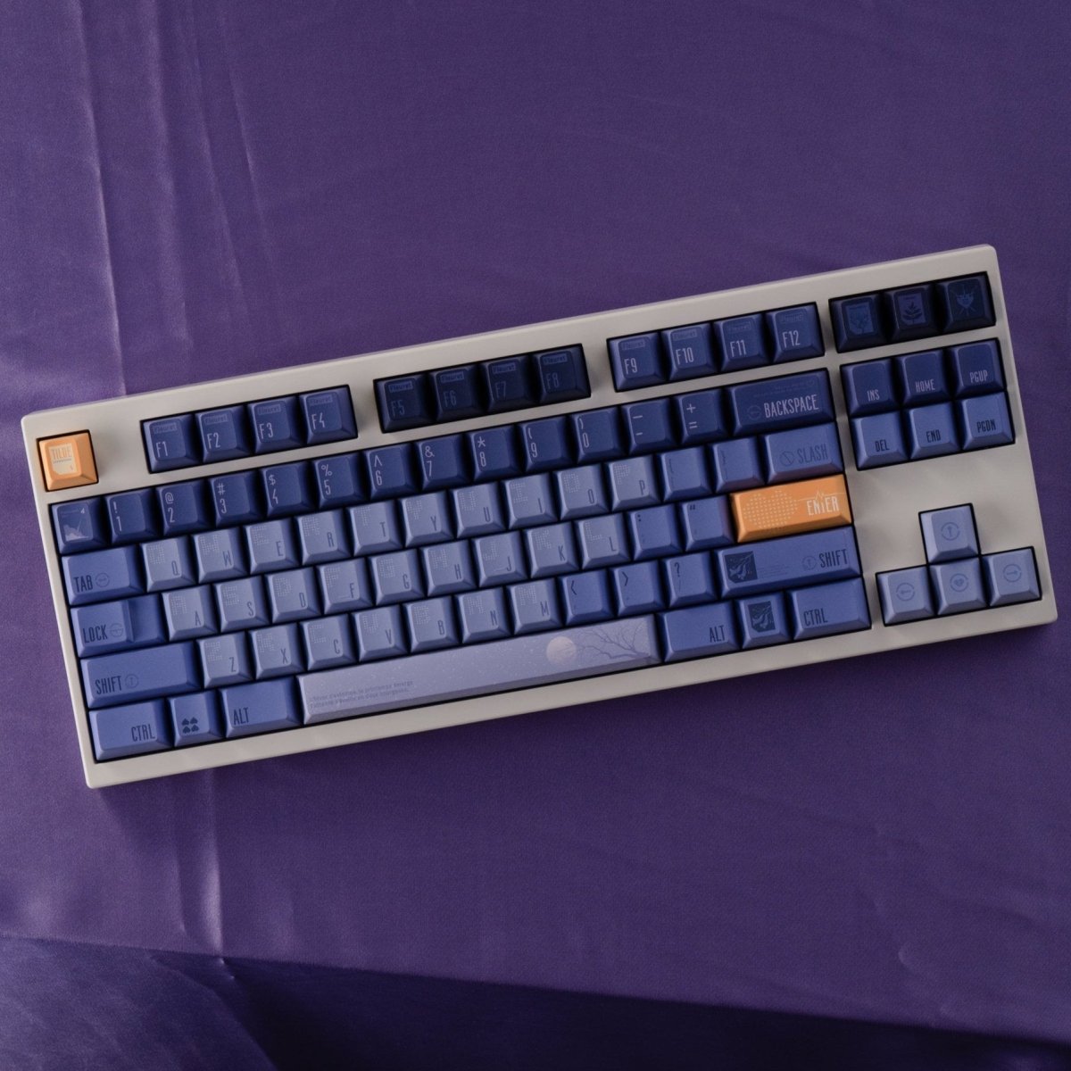 Flamboyant Bleu [Jacaranda] - Themed Keycap Set