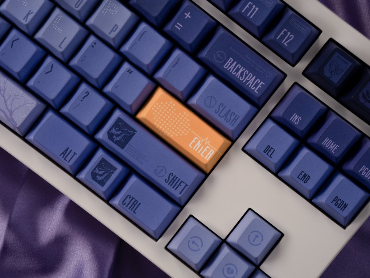 Flamboyant Bleu [Jacaranda] - Themed Keycap Set