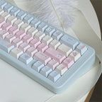 Floral Love Sky - Themed Cute Artisan Keycap Set