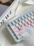 Floral Love Sky - Themed Cute Artisan Keycap Set