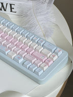 Floral Love Sky - Themed Cute Artisan Keycap Set