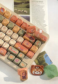 Fox Forest Friends Theme Keycap Set