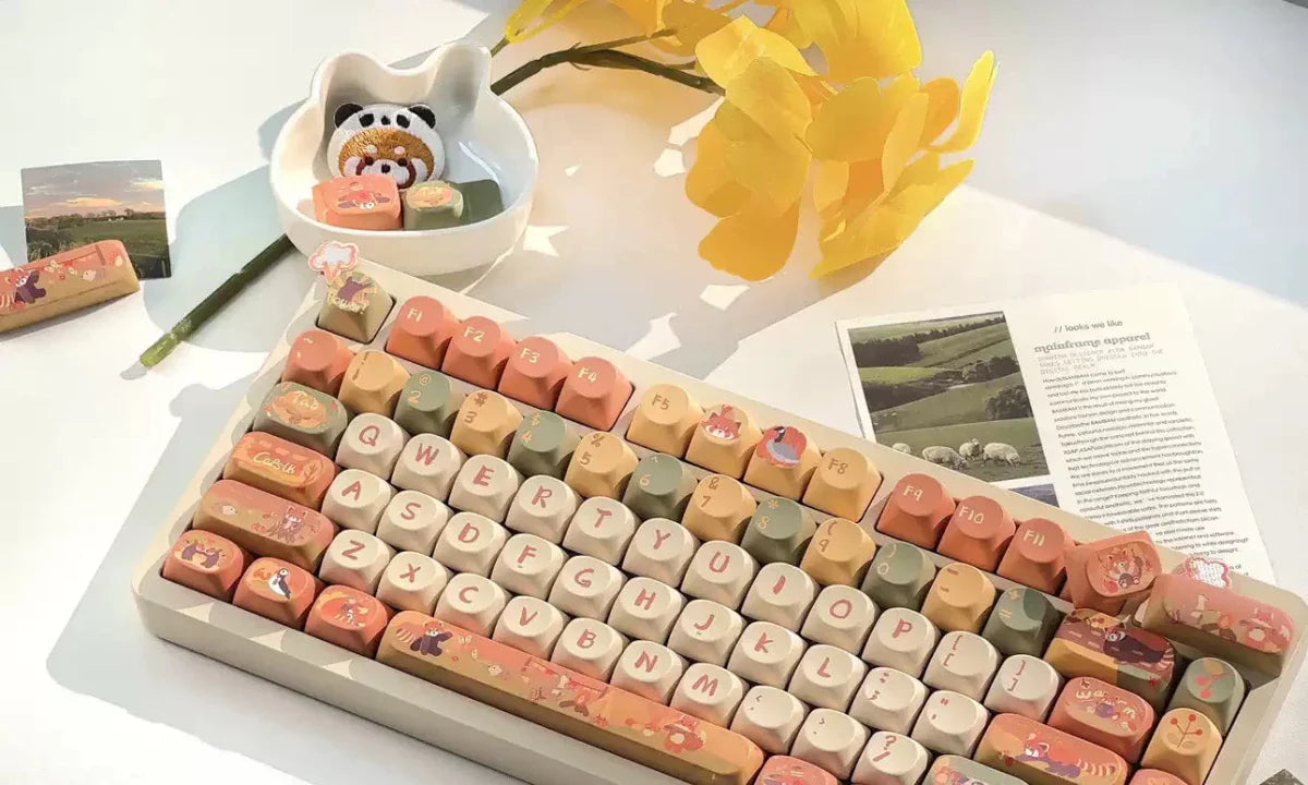 Fox Forest Friends Theme Keycap Set