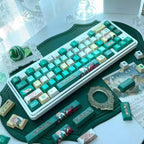 Green Aventurine Theme Anime Keycap Set
