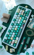 Green Aventurine Theme Anime Keycap Set