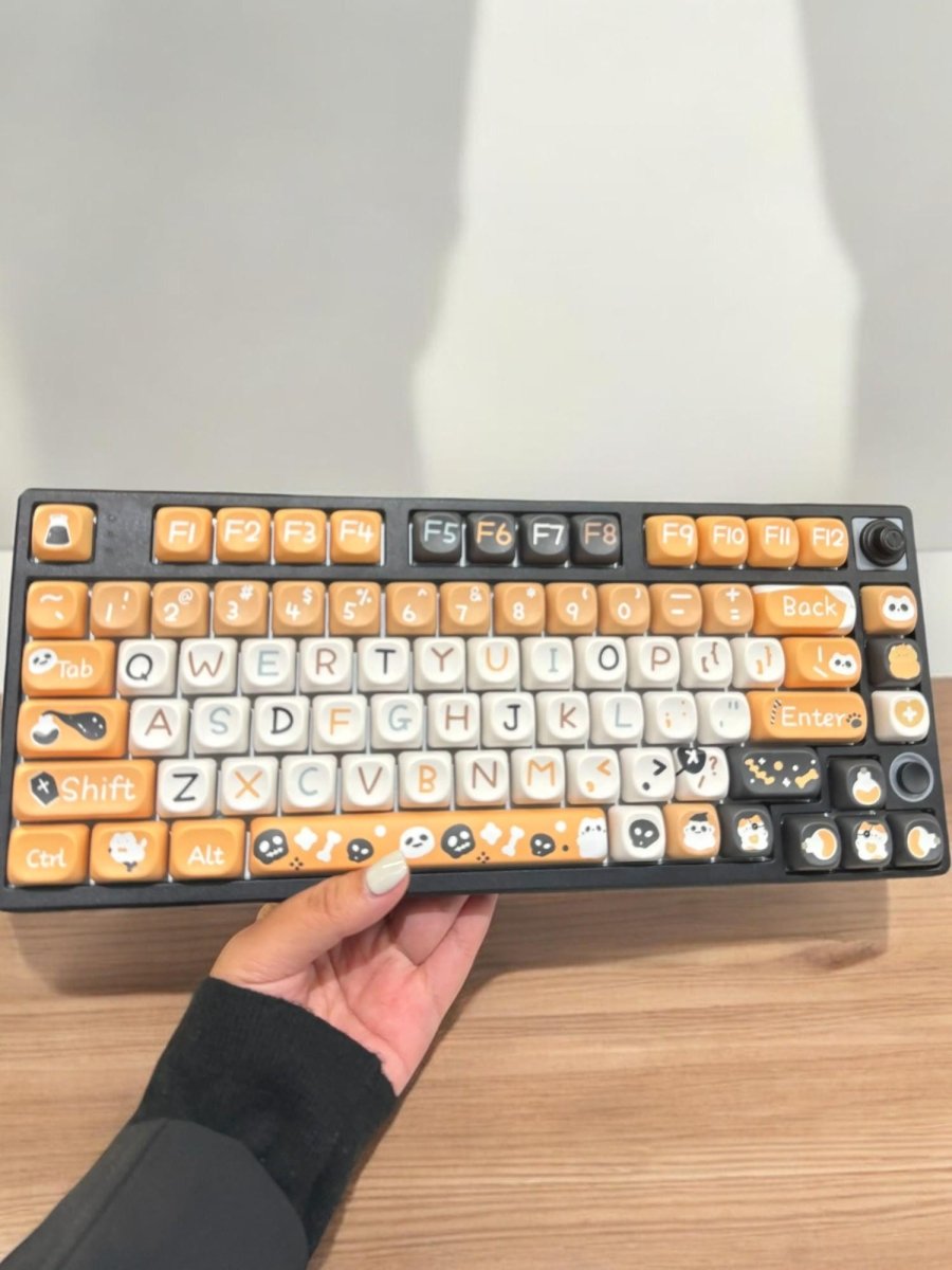 Halloween Pumpkin Ghost Spooky Keycap Set